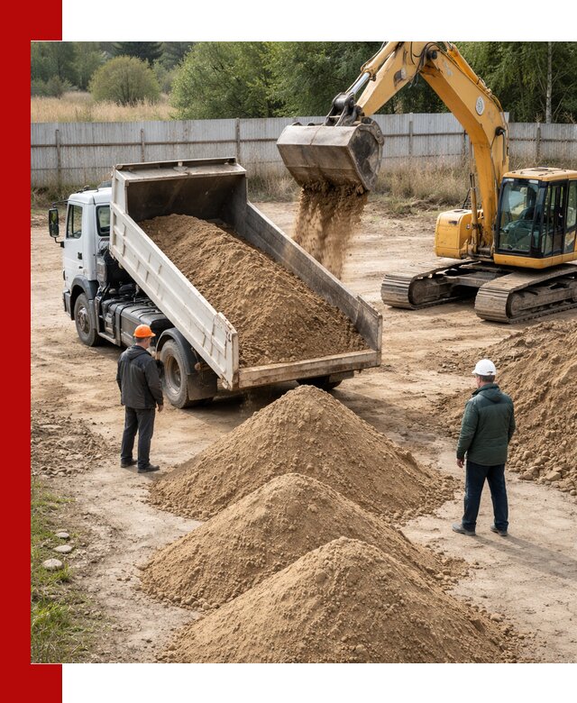 Доставка супеси вагонными и автопартиями в Каменске-Шахтинском