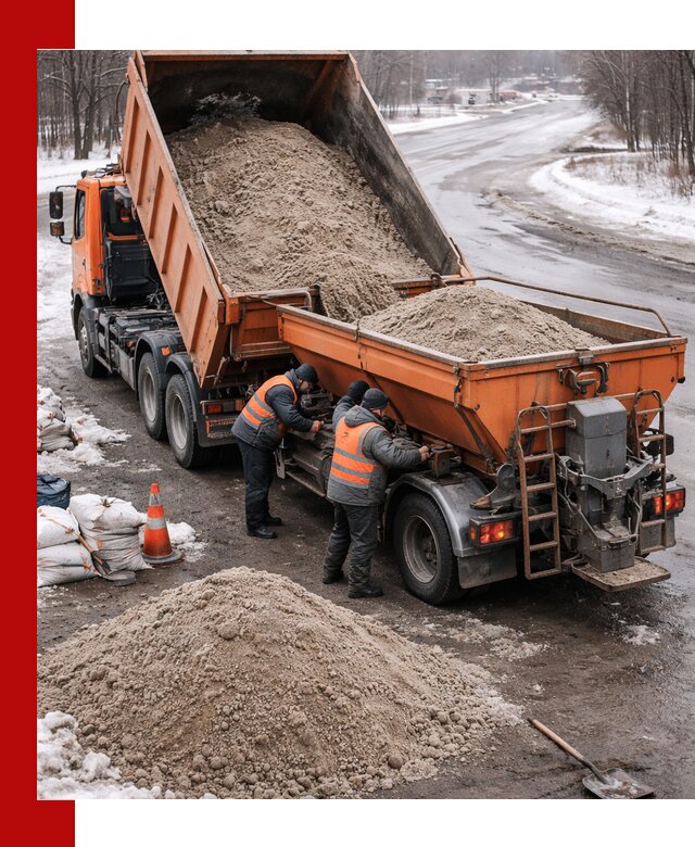 Поставка и вывоз пескосоля в Каменске-Шахтинском оптом и в розницу