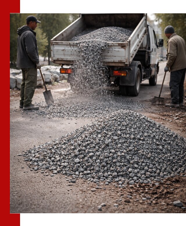 Гранитная крошка для посыпки дорог и тротуаров в Каменске-Шахтинском