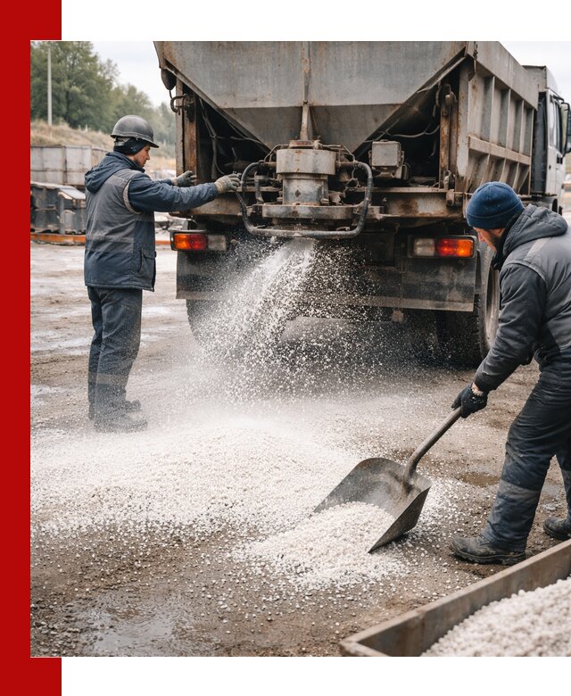 Доставка и продажа хлористого кальция в Каменске-Шахтинском