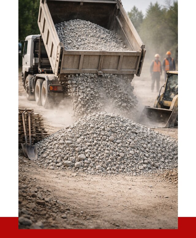 Купить дробленый бетон в Каменске-Шахтинском от 1751 р./куб | ПРОНЕРУДКсш