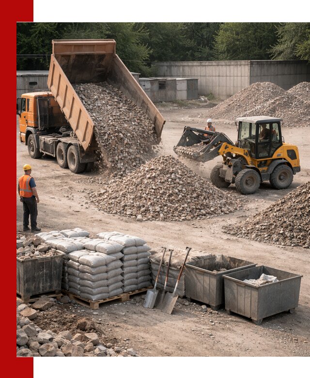 Вторичные материалы для отсыпки в Каменске-Шахтинском — поставка и доставка