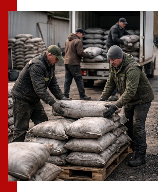 Доставка угля в мешках по выгодным ценам в Каменске-Шахтинском