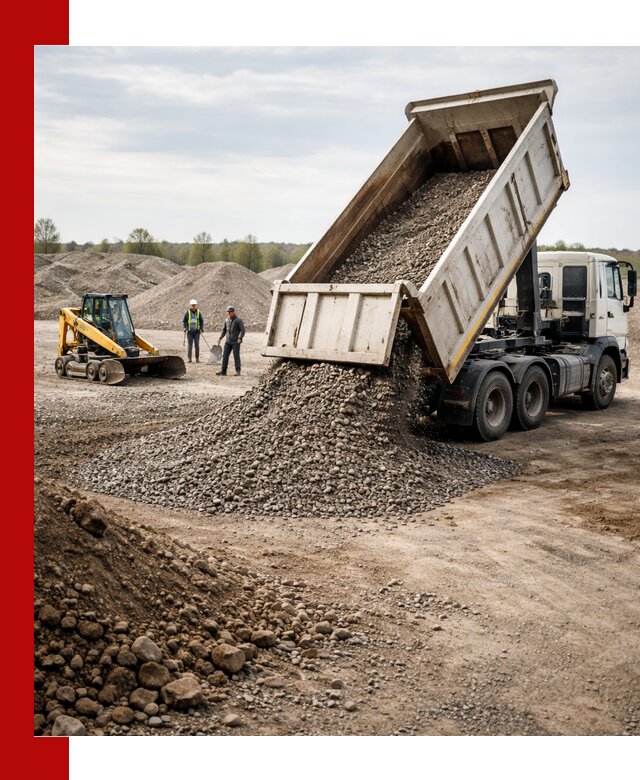 Доставка самосвалом 25 м³ в Каменске-Шахтинском быстро и надежно