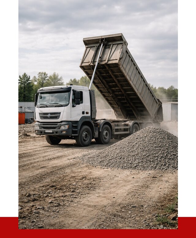 Доставка самосвалом 40 кубов в Каменске-Шахтинском от 9271 р. | ПРОНЕРУДКсш